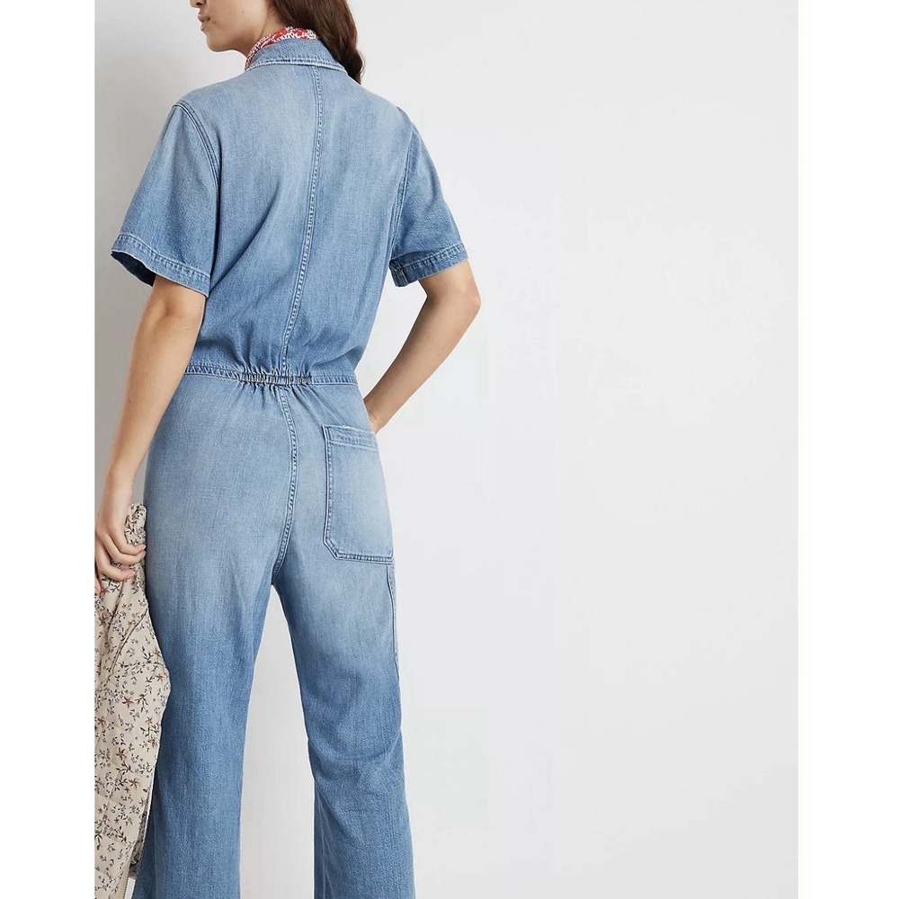 AMO Luna  Relaxed Denim Jumpsuit Women's Large